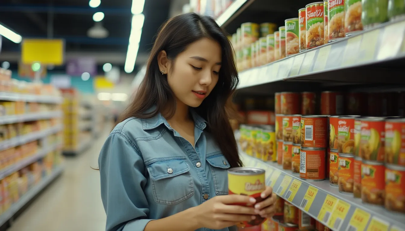 A Filipino woman sorting products in the store for sale after securing the FDA CPR
