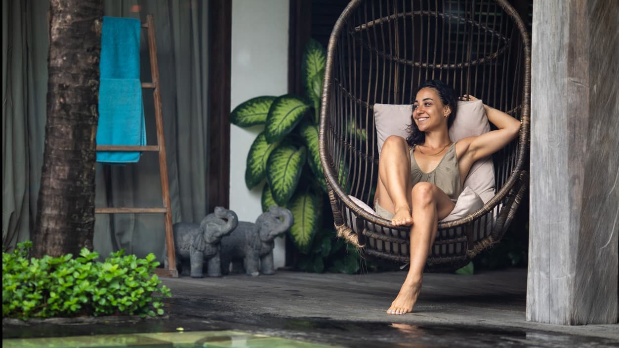 tourist in bali
