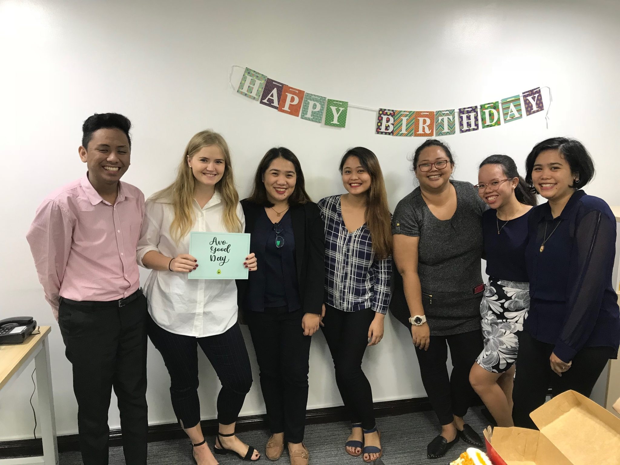 The first Emerhub Philippines team in 2018 — Greta Tumbrotaite set up the office, with Christine Aguilar (still Head of Operations).