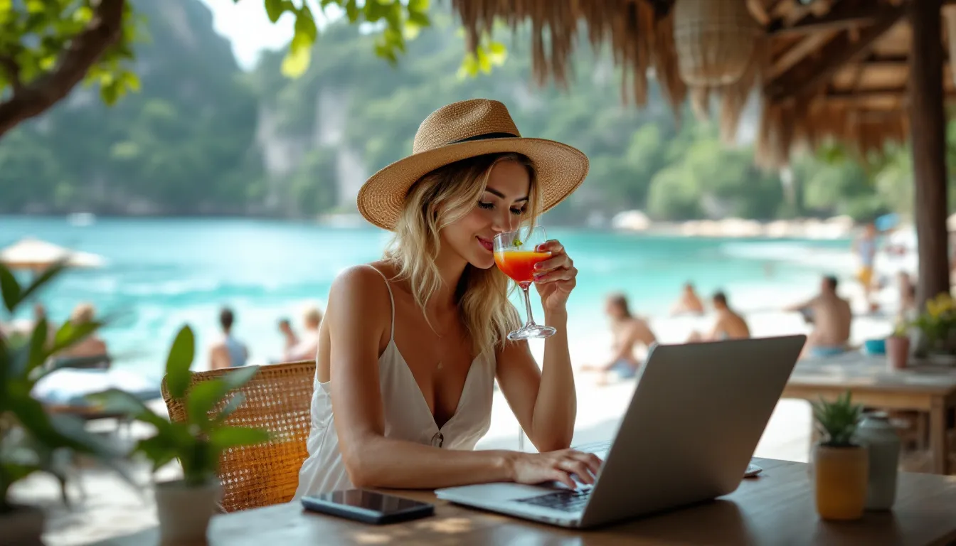 remote working in Thailand